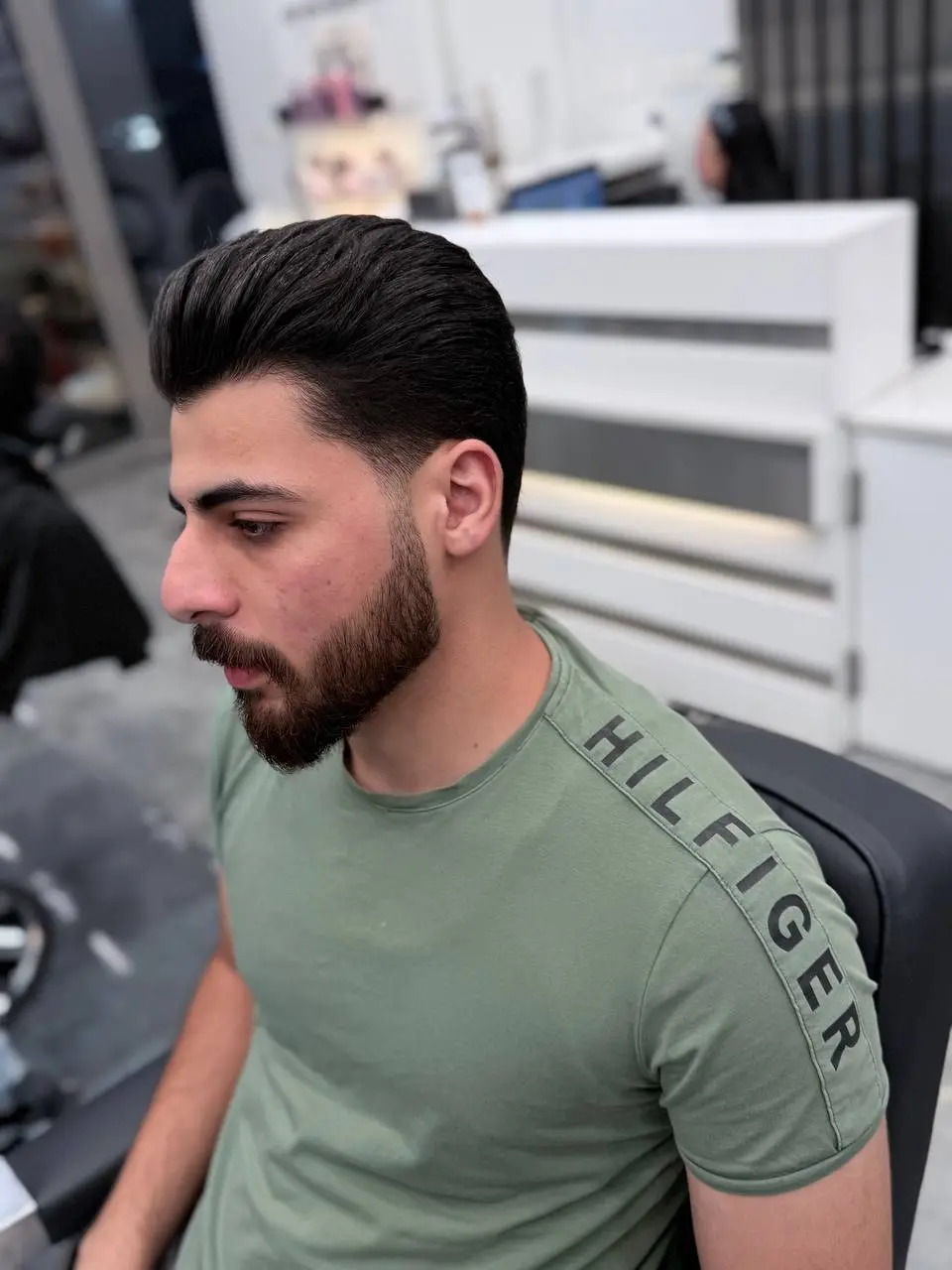 Beard grooming and haircut at OSA Gents Salon, Jumeirah Dubai