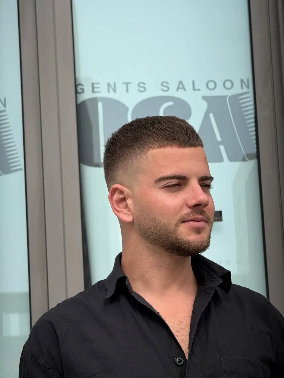 Beard shaping and haircut at OSA Gents Salon, Jumeirah