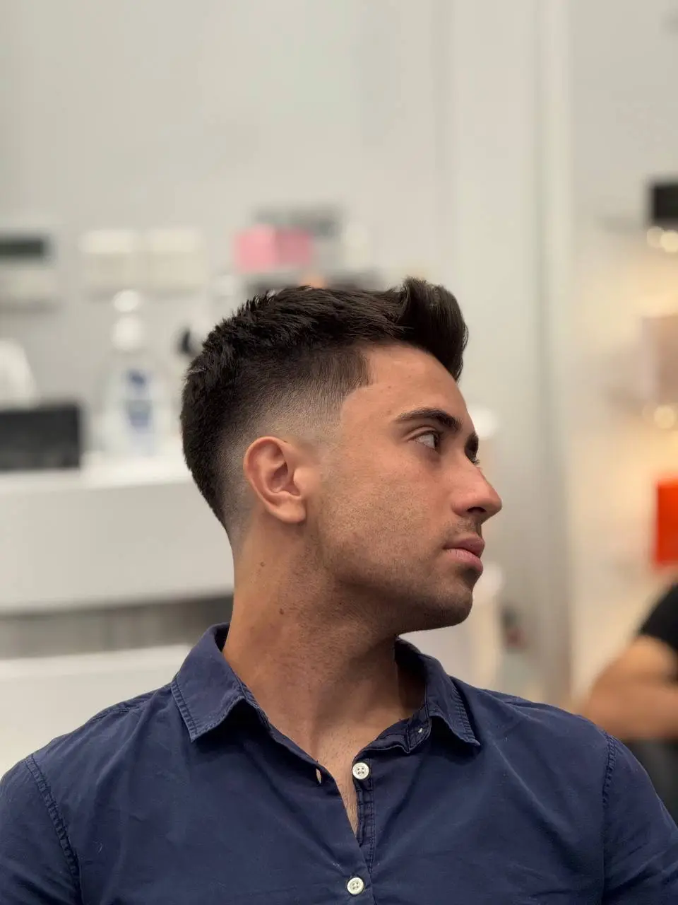 Clean fade haircut for men at OSA Gents Salon, Jumeirah