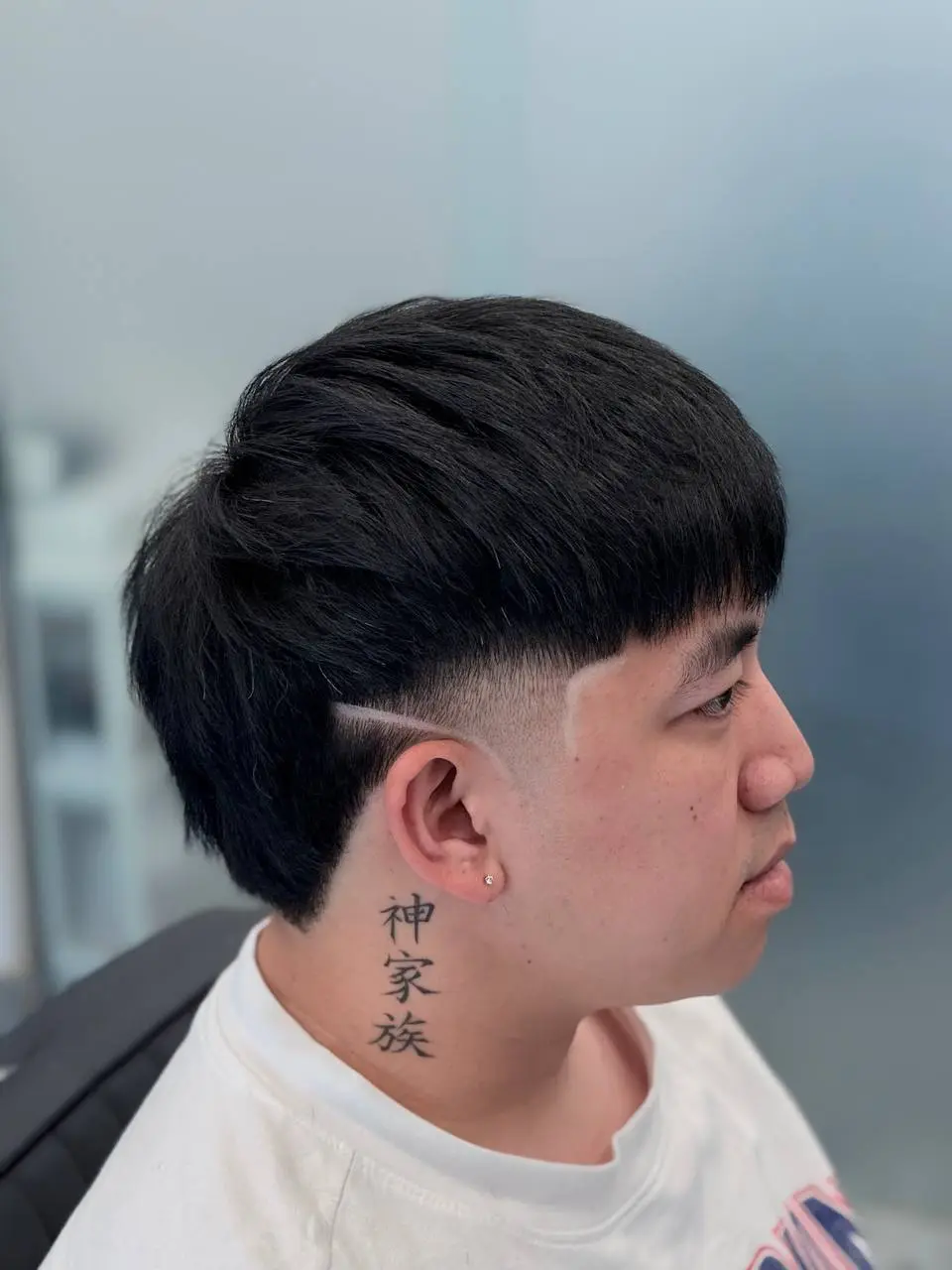 Low fade haircut for men at OSA Gents Salon, Dubai