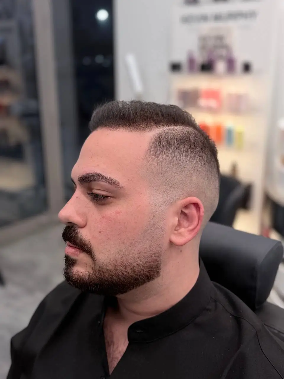 Men's haircut and beard trim at OSA Gents Salon, Jumeirah Dubai