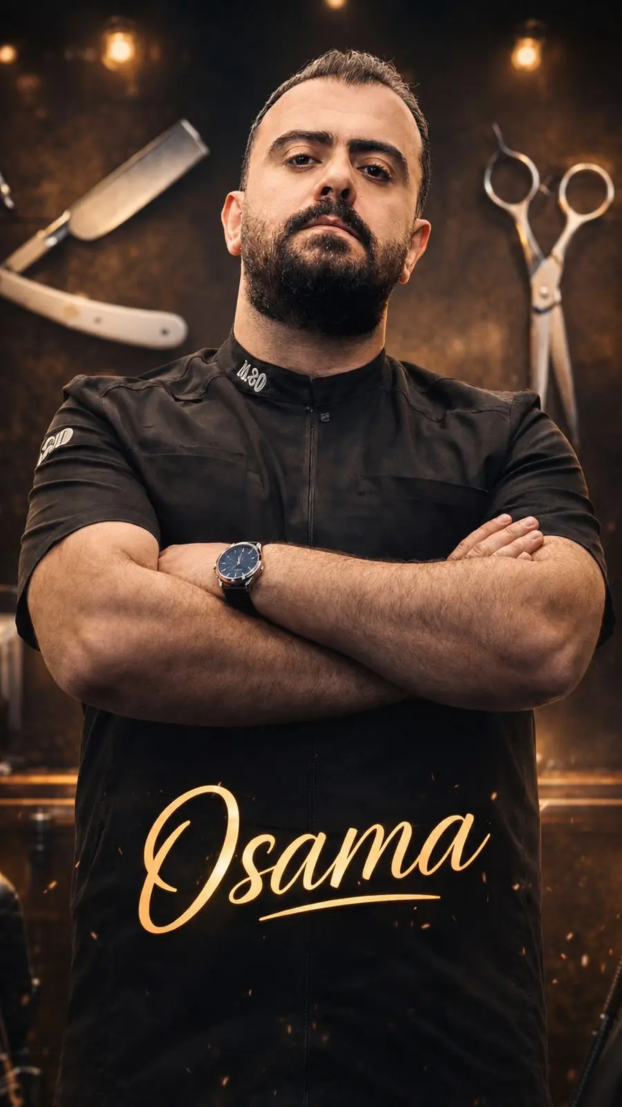 Master barber at OSA Gents Salon, Jumeirah 1, Dubai