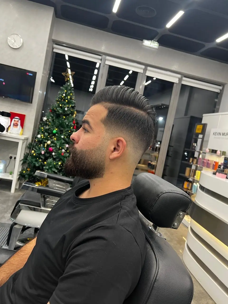 Slick-back undercut at OSA Gents Salon, Jumeirah Dubai