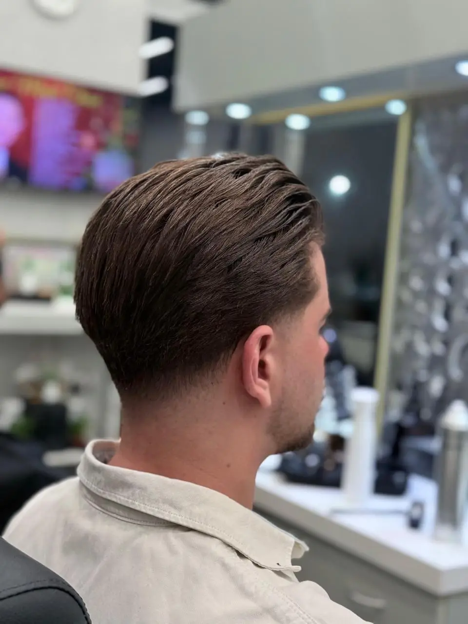 Taper fade men's haircut, OSA Gents Salon Jumeirah