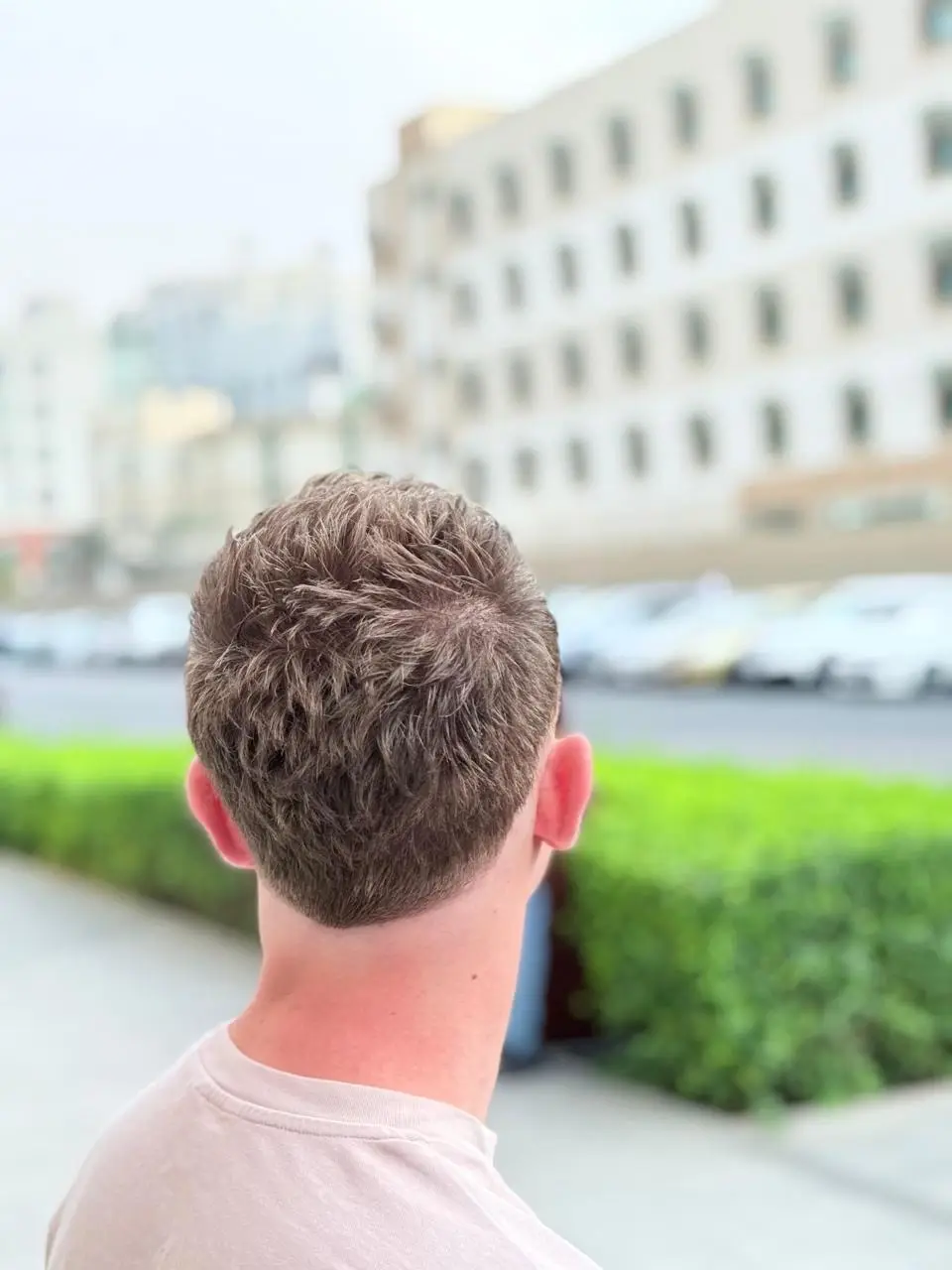 French crop haircut at OSA Gents Salon, Dubai