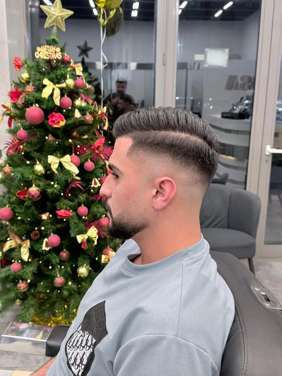 Scissor cut with natural texture, OSA Gents Salon Dubai