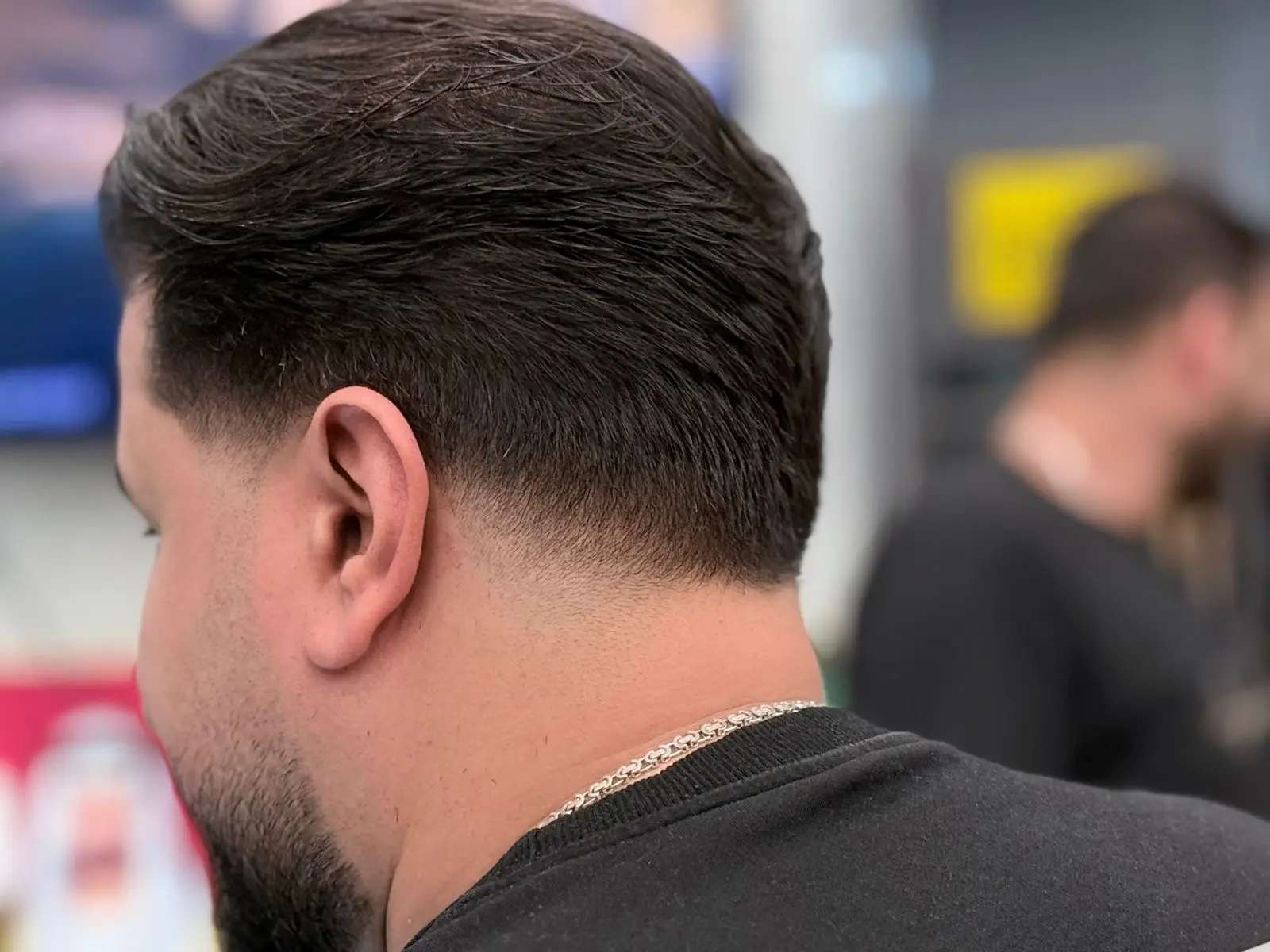 Faded sides with length on top, OSA Gents Salon Jumeirah