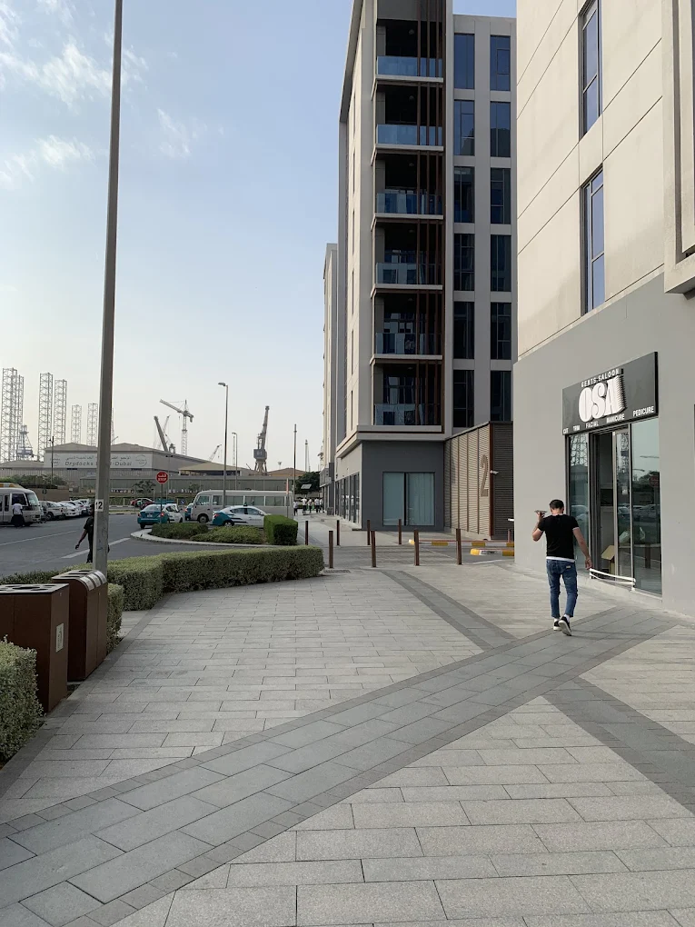 Entrance to OSA Gents Salon in Jumeirah 1, Dubai